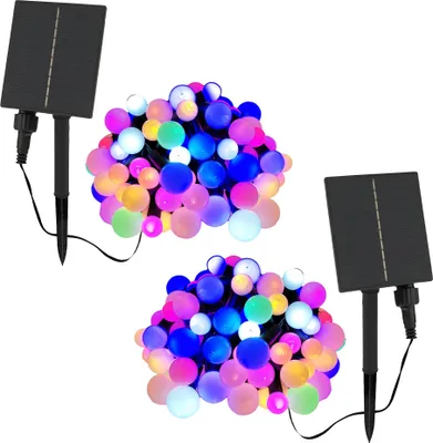 Produktbild von Set Mit 2 Solar Lichterketten BILLY 120led