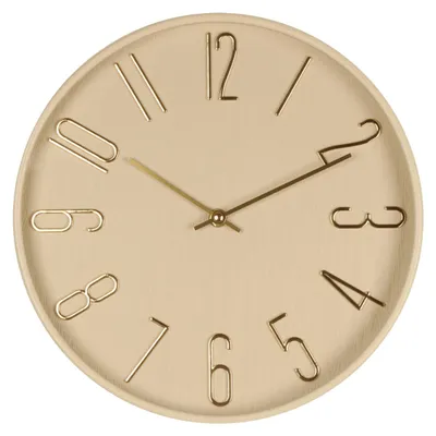 Image de Autronic pr. 30 cm plastové zlaté číslice krémové (HW4027 CRM)