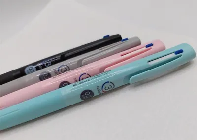 Obrázek produktu pro Kuličkové pero "Blen 3C", šedá, 0,24 mm, stiskací mechanismus, 3-barevné, ZEBRA 53133