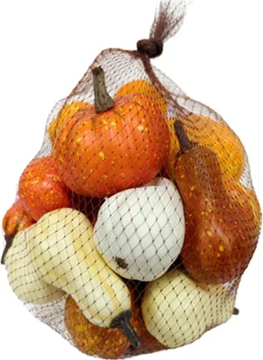 Produktbild von Zierkürbis Deko 20er-Set in Herbstfarben 7 x 6,5 cm