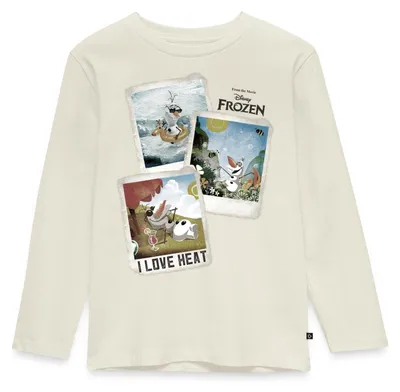 Produktbild von Spreadshirt Frozen Fotografien Von Olaf Im Urlaub Kinder Premium Langarmshirt, 134/140 (8 Jahre), Naturweiß