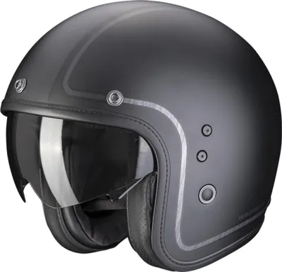Produktbild von Scorpion Belfast Evo Retrol Jethelm, schwarz matt/grau, XS (54/55)