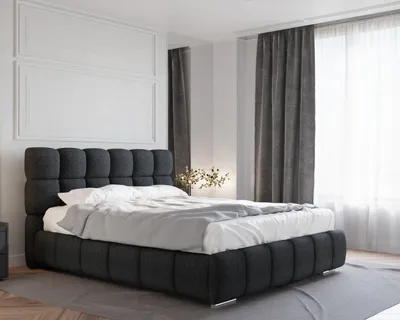 Produktbild von BLISS Polsterbett mit Bettkasten, mit Matratze (Taschenfederkern, Kokos)