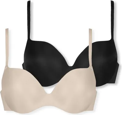 Produktbild von Joop! Damen Soft-Schalen-BH mit Bügel T-Shirt BH Bra Monobra, Farbe:Schwarz, Unterbrustumfang:70, Cup:A, Artikel:-400 black