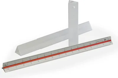 Produktbild von Wedo 52 55101, Aluminium, Grün, Rot, Durchscheinend, 322 mm, 24 mm, 2,1 cm, 108 g