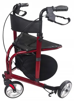 Produktbild von Antar Faltbarer Rollator 3-Rad Aluminium Max. Belastung 136 kg