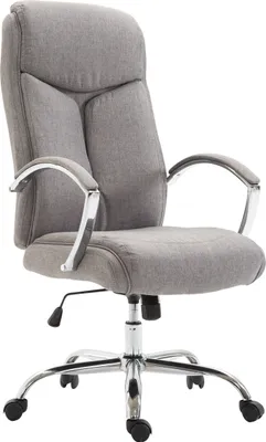 Immagine prodotto di Sedia da ufficio TPFLiving Volute in tessuto grigio
