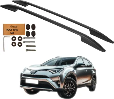 Immagine prodotto di Barre portatutto TOYOTA RAV4 SUV DAL 2013 AL 2019 Alluminio massiccio nero