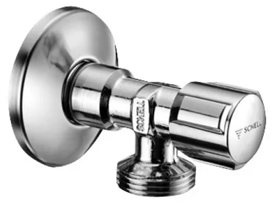 Immagine prodotto di Schell | Valvola Angolare 1/2 x 3/4 - Cromata - Regolabile - Ideale Per Lavatrici E Lavastoviglie