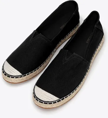 Produktbild von Wittchen Herren-Espadrilles Schwarz, Geflochtener Look