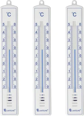 Image de Lot de 3 thermomètres de jardin - Thermomètre d'extérieur résistant aux intempéries et thermomètre d'intérieur - Thermomètres analogiques pour l'intérieur et l'extérieur
