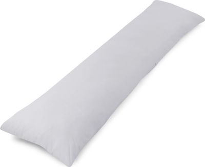 Poduszka boczna do spania z bawełnianą poszewką 40 x 145 cm - wygodna poduszka do spania poduszka boczna do spania poduszka do ciała poduszka boczna do spania szara