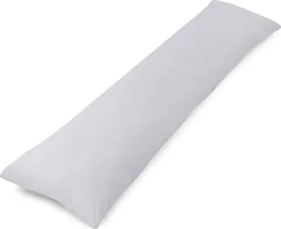 Produktbild von Boční spací polštář s potahem bavlna 40 x 145 cm - pohodlný polštář spací polštář boční spící polštář tělový polštář boční spací polštář šedý