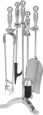 Produktbild von Kaminbesteck Homefire FT53S, 4-teilig, vernickelt, 53 cm