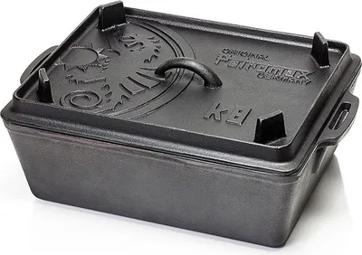 Zdjęcie produktu dla Petromax k8, Forma do chleba, Prostokątny, Płaska powierzchnia, 5,5 l, Szary, Żeliwo