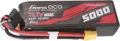 Produktbild von Gens ace G-Tech Akku, 5000mAh, 11,1V, 60C, 3S1P, Lipo mit XT60-Anschluss