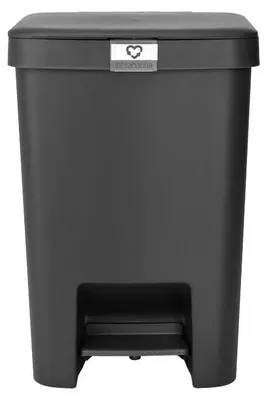 Produktbild von Brabantia Stepup Mülleimer 25l Silber  Silber One Size