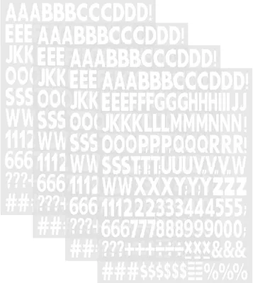 Produktbild von Sticker 2,5 cm Buchstaben und Zahlen zum Aufbügeln, Vinyl-Buchstaben zum Aufbügeln mit A-Z, Wärmeübertragung, Buchstaben 0–9, Zahlen zum Aufbügeln, PU