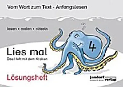 Image de Lies mal 4 - Das Heft mit dem Kraken: Lösungsheft