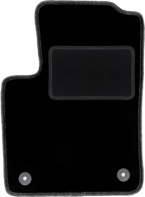 Image de Tapis de sol noir pour le conducteur : Fiat 500 FL à hayon (2013-2019)