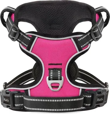 Image de Harnais anti-traction pour chien Famanu, couleur rose, taille XL