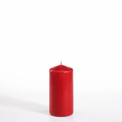 Image de Papstar bougie ronde Ø 50 mm, H 100 mm, rouge, 13431