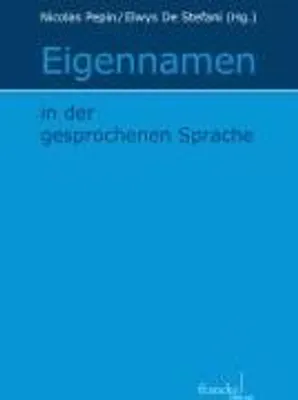 Produktbild von Eigennamen in der gesprochenen Sprache