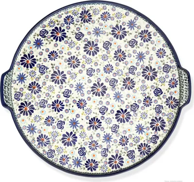 Produktbild von Original Bunzlauer Keramik Kuchenplatte Servierplatte Teller Platte Ø40 cm Design DU126
