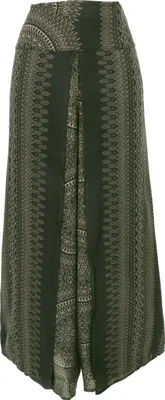 Produktbild von Palazzohose, Offene Boho Sommerhose, Hosenrock - Taupe, Damen, Braun, Viskose, Hosen