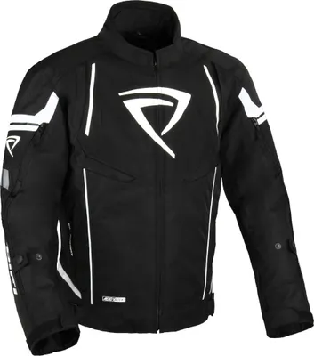 Produktbild von DIFI Estoril Aerotex wasserdichte Motorrad Textiljacke, schwarz/weiß, XL