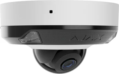 Immagine prodotto di Telecamera dome IP Ajax DomeCam Mini HL, 5 MP, 4,0 mm, analisi video intelligente, bianco (HAN 126271)