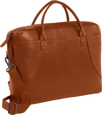 Produktbild von MUSTANG Leder Businesstasche Laptoptasche mit Laptopfach Maitland Docubag Cognac braun