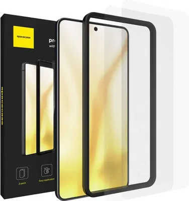 Produktbild von Spacecase Glas Displayschutzfolie Set Galaxy S25 Edge