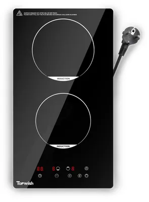 Induktionskochfeld 2 Platten, 30 cm, 3500 W, Touch-Bedienung