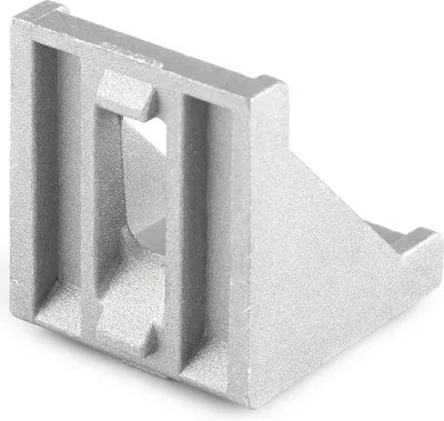 Image de 5pcs Aluminum Alloy L Shape Corner Bracket Right Angle Brace Fastener 40x40mm