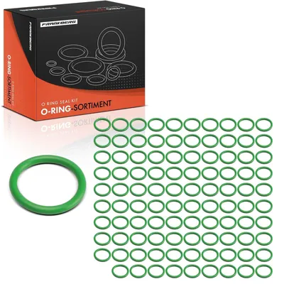 Immagine prodotto di Kit di riparazione per impianti di climatizzazione, guarnizioni O-ring in HNBR, diametro interno 25,00 mm, confezione da 100 pezzi