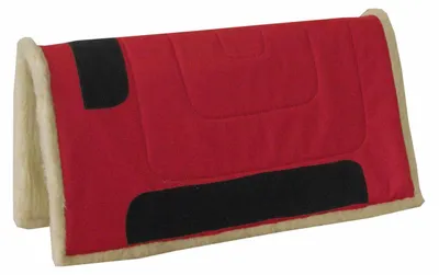 Produktbild von AMKA Westernpad Western Pad Inka mit Teddy Fleece 75 cm lang x 80 cm - mit kleinen Webfehlern in Orange