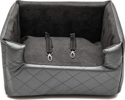 Produktbild von Mia Lux Metallic grau M Hundeautositz