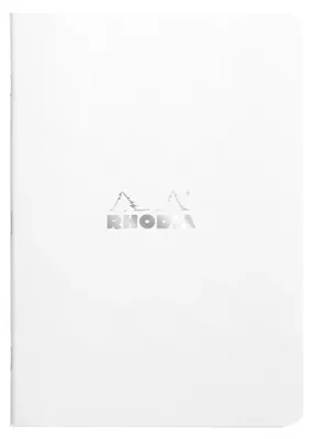 Produktbild von Rhodia Heft Weiss A5 kar 48Bl 80g