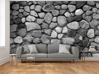 Produktbild von Vlies Fototapete Steinwand 400x280 cm Tapeten Wandtapete XXL Steine Mauer Steinoptik Steinmauer 3D f-A-0492-a-d