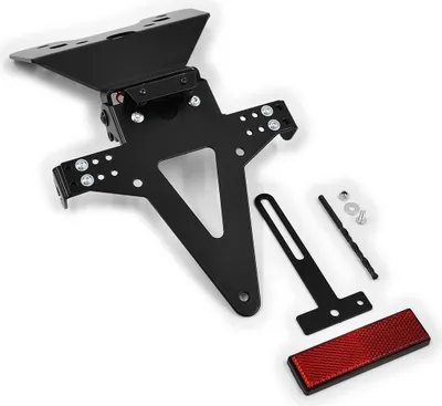 Zdjęcie produktu dla ZIEGER Classic Kompletny uchwyt tablicy rejestracyjnej kompatybilny z Suzuki GSR 750 BJ 2011-16