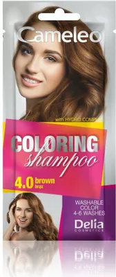Obrázok produktu pre Delia, Cameleo, farbiaci šampón 4.0 Brown, 40 ml
