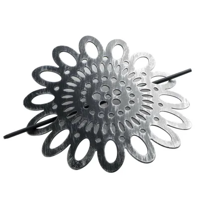Image de Clip métallique noir pour rideaux MANDY, 17,5 cm