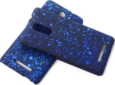Produktbild von Handy Hülle Schutz Case Bumper Schale für Xiaomi Redmi Note 3 3D Sterne Blau