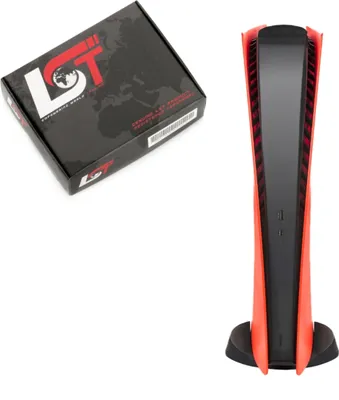 Produktbild von LST Plates Abdeckungen Set Spielekonsole Rot für PlayStation 5 PS5 Digital Cover