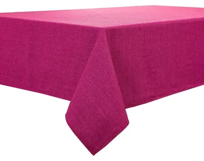 Produktbild von Tischdecke Eckig Wasserdicht Leinenoptik abwaschbar 90 x 90 cm Lila