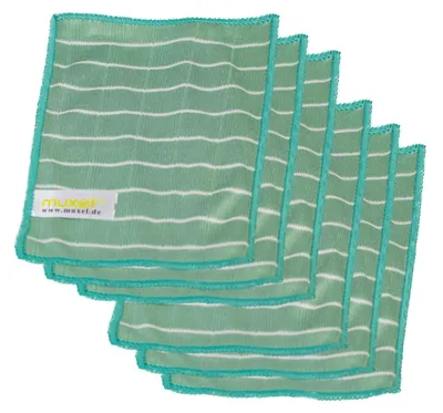 Produktbild von Brillenputztuch Microfaser Reinigungstücher Bambus Brillen u. Handy Tuch 6 Tücher