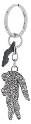 Image de LACOSTE porte-clés L Charms Strass Croc Charm Strass argenté