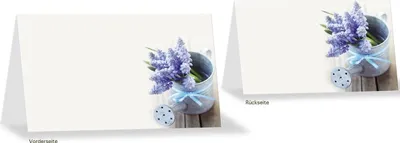 Produktbild von Komma³ 56-003 Tischkarte - 8 Stück, Blumen