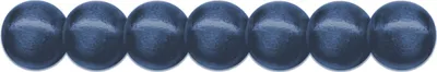 Produktbild von Holzperlen D: 10 mm blau 56 Stück, mit Lochbohrung
